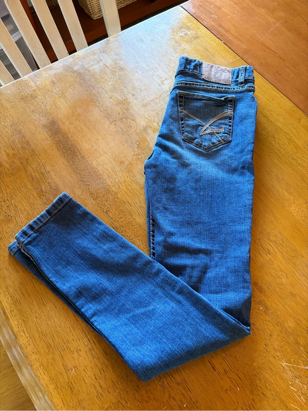 Amethyst Girls Size 9 Skinny Stretch Jeans Medium Wash